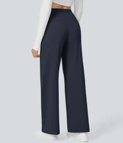 High-Waisted Pants|Halara Flex™ Pant<HALARA High Waisted Pocket Straight Leg Work Pants