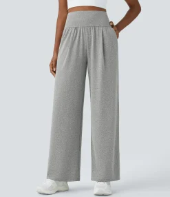 High-Waisted Pants|Pants<HALARA High Waisted Pocket Straight Leg Yoga Pants