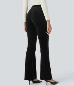 Pants|High-Waisted Pants<HALARA High Waisted Pocket Velvet Work Pants