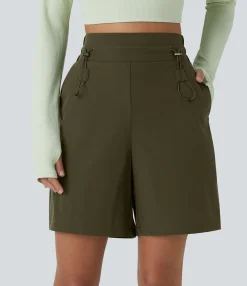Active Shorts|Shorts<HALARA High Waisted Pockets Hiking Shorts