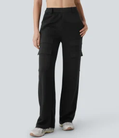 Pants|Cargo Pants<HALARA High Waisted Pockets Straight Leg Hiking Cargo Pants