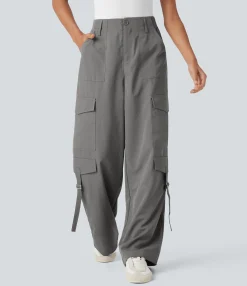 Cargo Pants|High-Waisted Pants<HALARA High Waisted Travel Cargo Pants with Pockets
