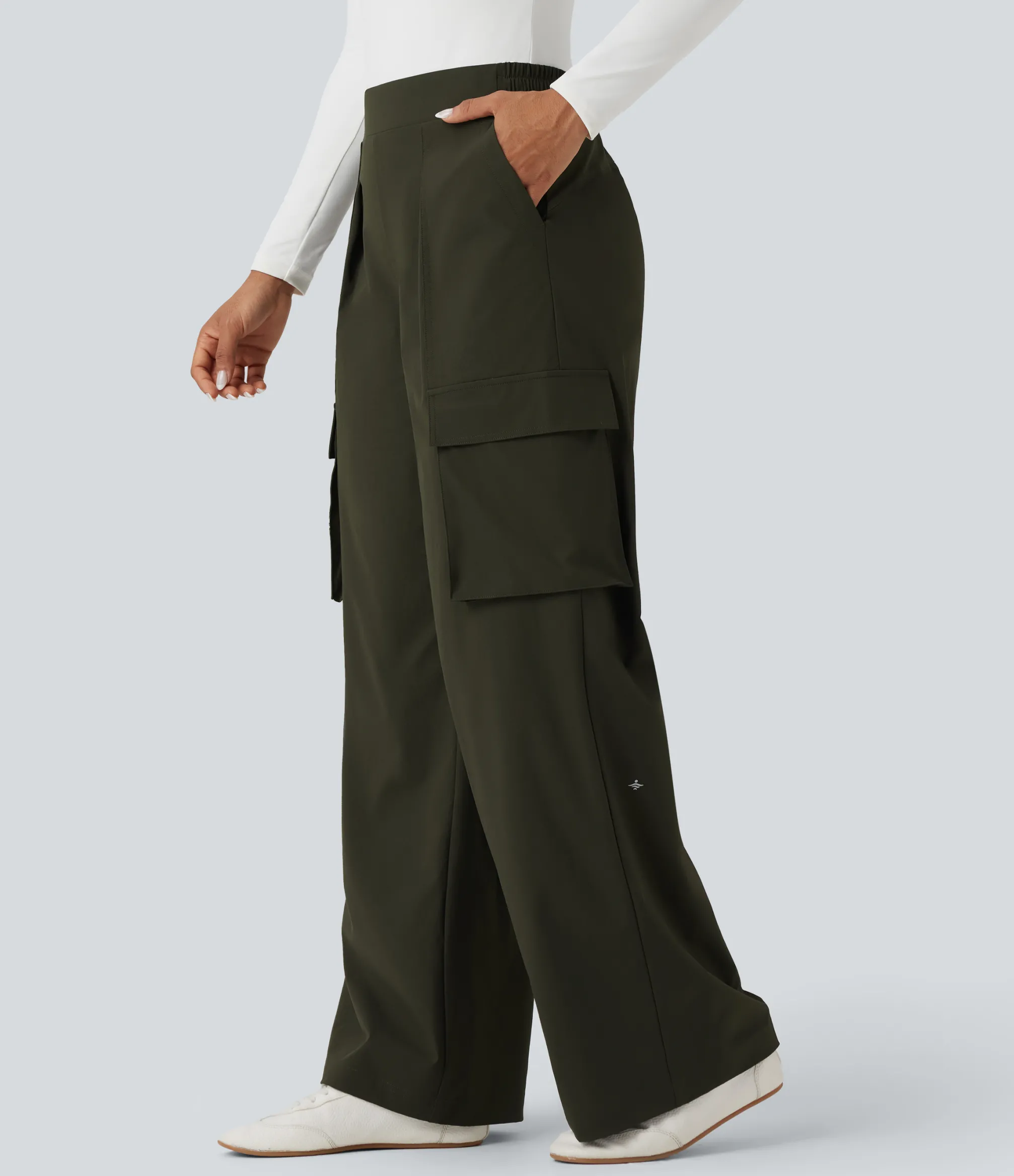 High-Waisted Pants|Pants<HALARA High Waisted Wide Leg Travel Pants with Pockets