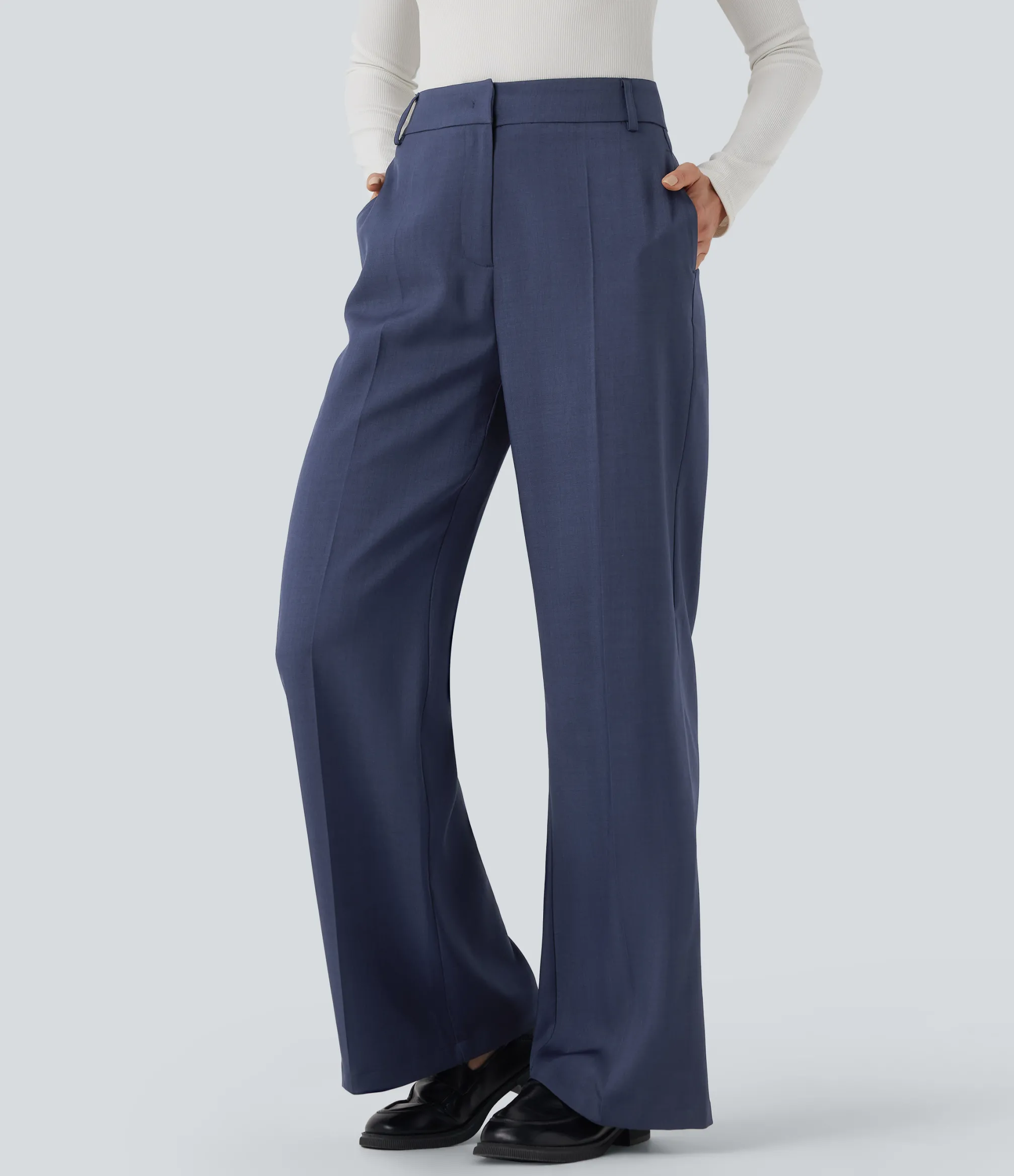 High-Waisted Pants|Work Pants<HALARA High Waisted Work Bootcut Pants with Pockets