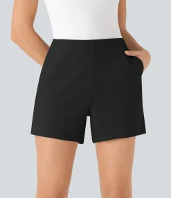 Shorts<HALARA High Waisted Work Shorts with Pockets