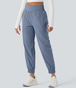 Joggers|Joggers<HALARA High Waisted Zipper Pockets Hiking Joggers