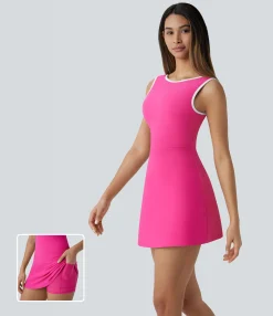 Dresses|Mini Dresses<HALARA 2-in-1 Pocket Mini Tennis Active Dress