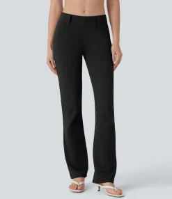 Pants<HALARA Low Rise Decorative Casual Pants
