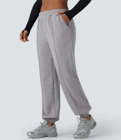 Joggers|Joggers<HALARA Low Rise Decorative Pocket Pilates Joggers