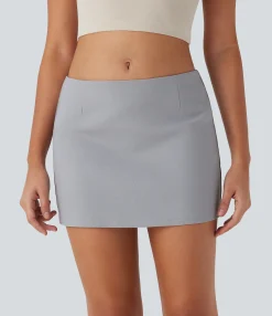 Skirts<HALARA Low Rise 2-in-1 A Line Mini Casual Skirt