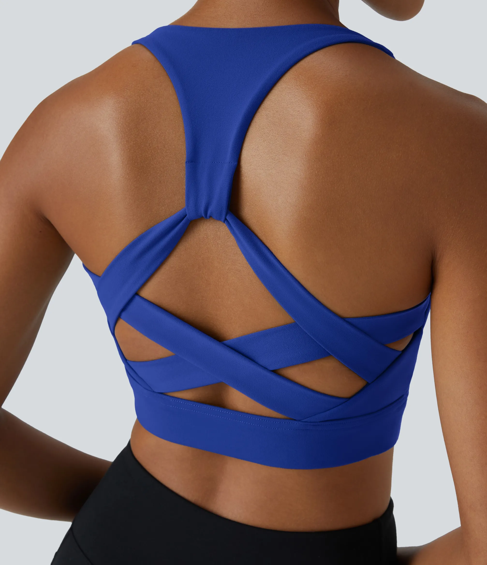Yoga Tops|Sports Bras<HALARA Low Support Racerback Yoga Sports Bra