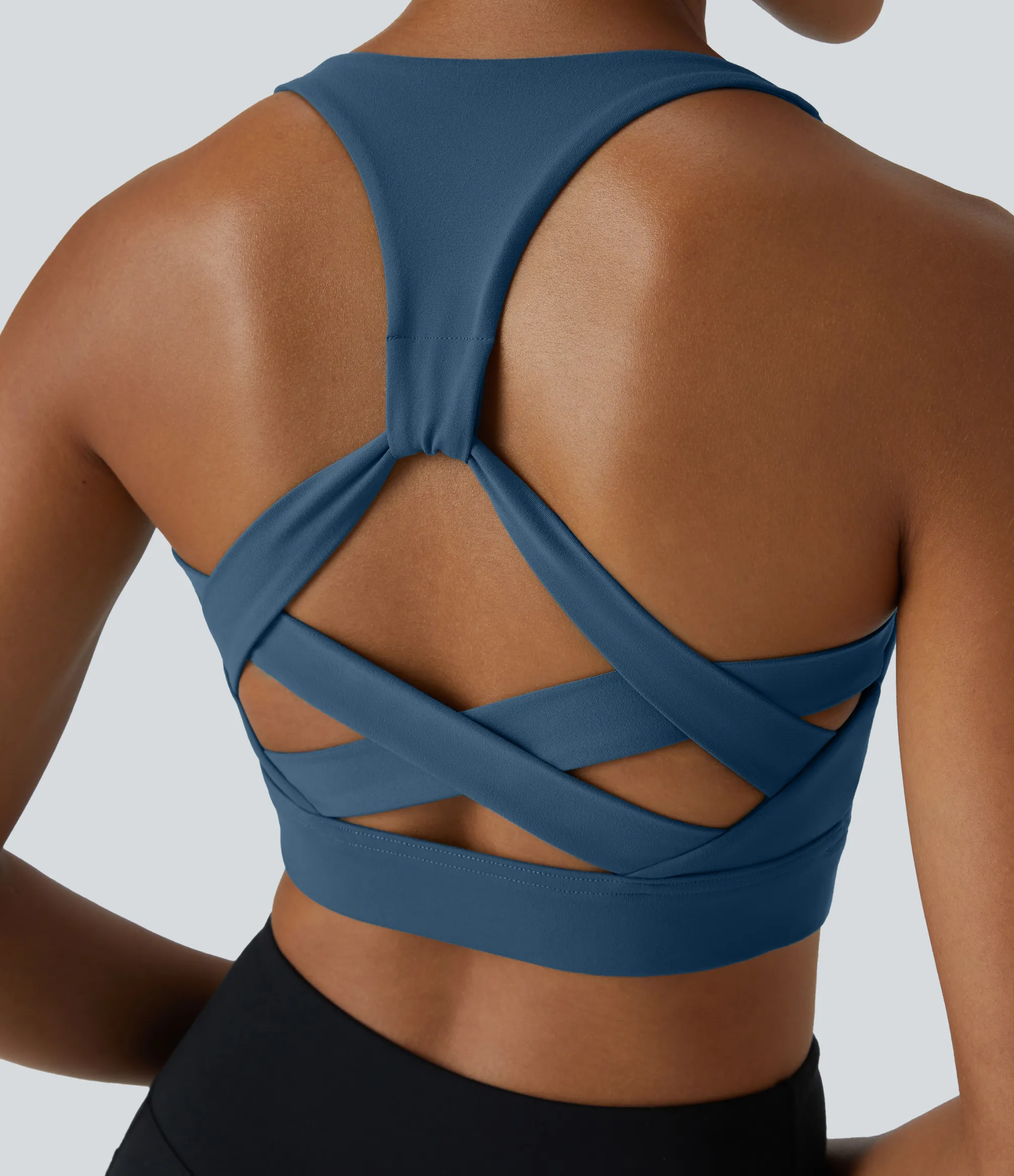 Yoga Tops|Sports Bras<HALARA Low Support Racerback Yoga Sports Bra