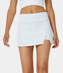 Mini Skirts|Skirts<HALARA Mid Rise Hem 2-in-1 Skirt