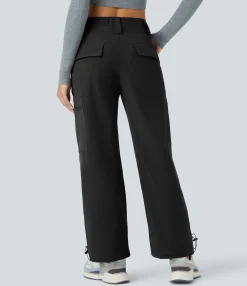Pants|Cargo Pants<HALARA Mid Rise Zipper Pockets Casual Cargo Joggers