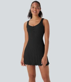Sweaters|Dresses<HALARA Mini Casual Sweater Tank Dress