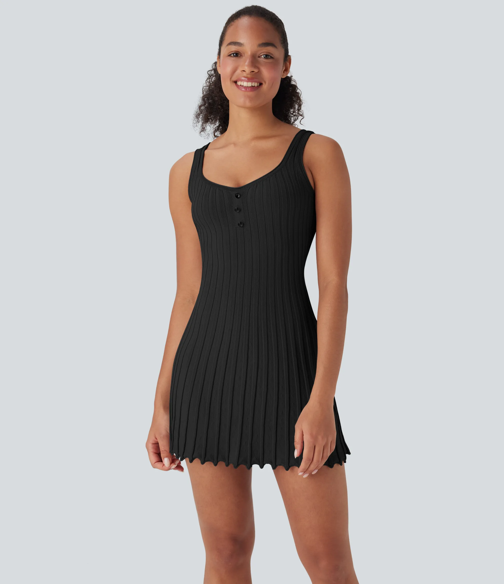 Sweaters|Dresses<HALARA Mini Casual Sweater Tank Dress
