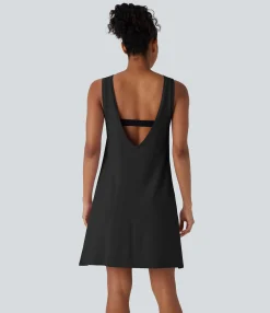 Dresses|Mini Dresses<HALARA Mini Casual Tank Dress
