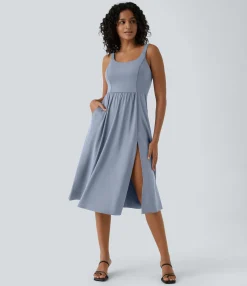 Maxi & Midi Dresses|Dresses<HALARA Padded Midi Casual Dress