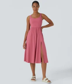 Maxi & Midi Dresses|Dresses<HALARA Padded Midi Casual Dress
