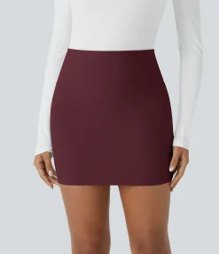 Mini Skirts|Casual Skirts<HALARA Patitoff™ Flow Pet Hair Resistant High Waisted Tummy Control Butt Lifting 2-in-1 Bodycon Mini Casual Skirt