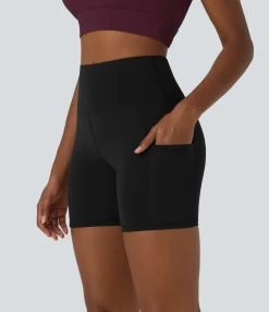 5'' Shorts|Active Shorts<HALARA Patitoff™ Pet Hair Resistant High Waisted Pocket Biker Shorts 5''