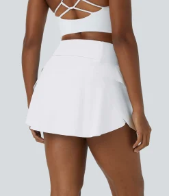 Mini Skirts|Casual Skirts<HALARA Plain 2-in-1 Back Waistband Pocket Dance Skirt