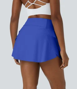 Mini Skirts|Casual Skirts<HALARA Plain 2-in-1 Back Waistband Pocket Dance Skirt