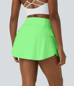 Mini Skirts|Casual Skirts<HALARA Plain 2-in-1 Back Waistband Pocket Dance Skirt