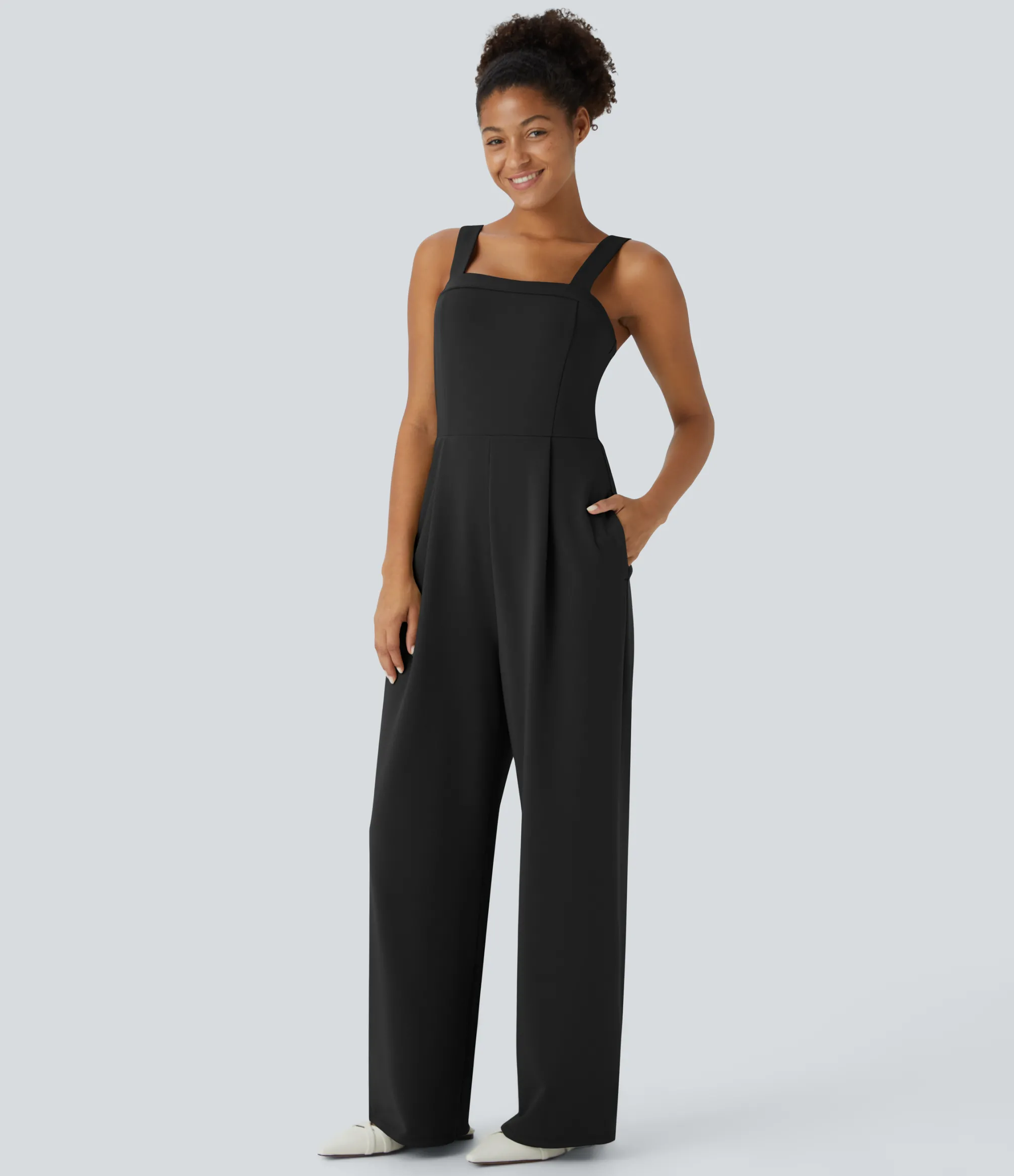 Jumpsuits<HALARA Pocket Casual Jumpsuit