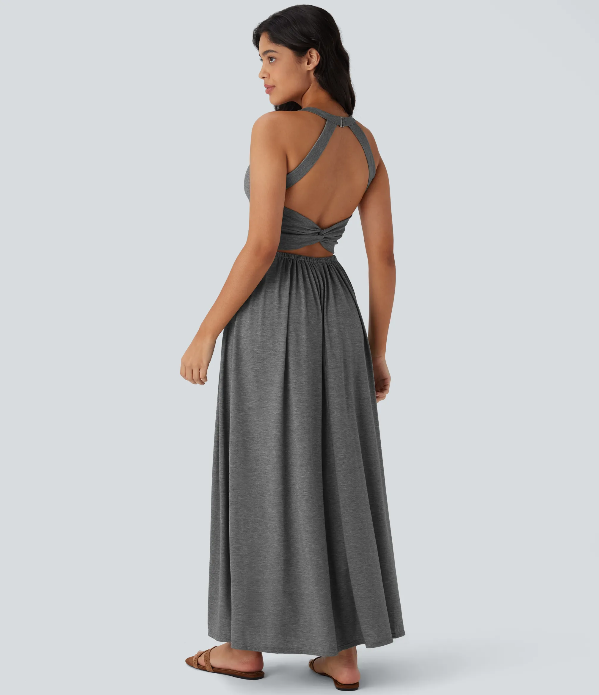 Maxi & Midi Dresses|Dresses<HALARA Pocket Flowy Maxi Dress