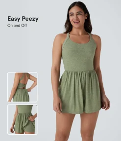 Jumpsuits<HALARA Pocket 2-in-1 Romper-Easy Peezy Edition