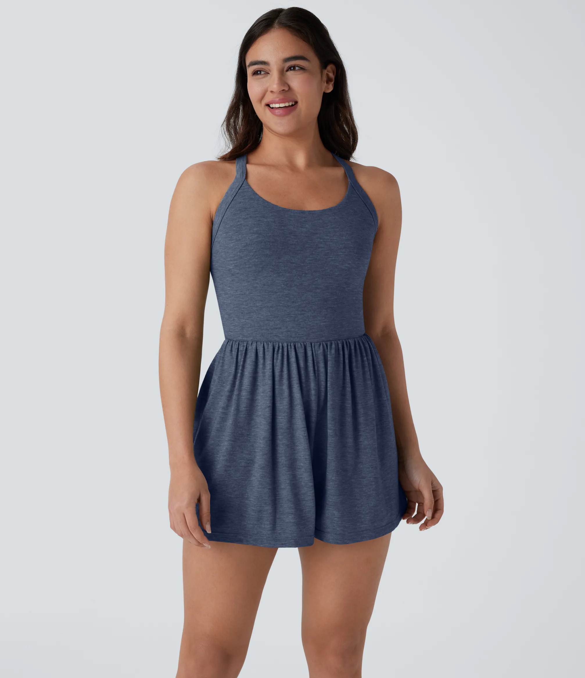 Jumpsuits<HALARA Pocket 2-in-1 Romper-Easy Peezy Edition