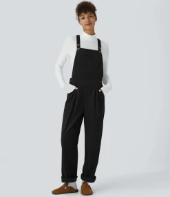 Jumpsuits<HALARA Pockets Corduroy Casual Overalls