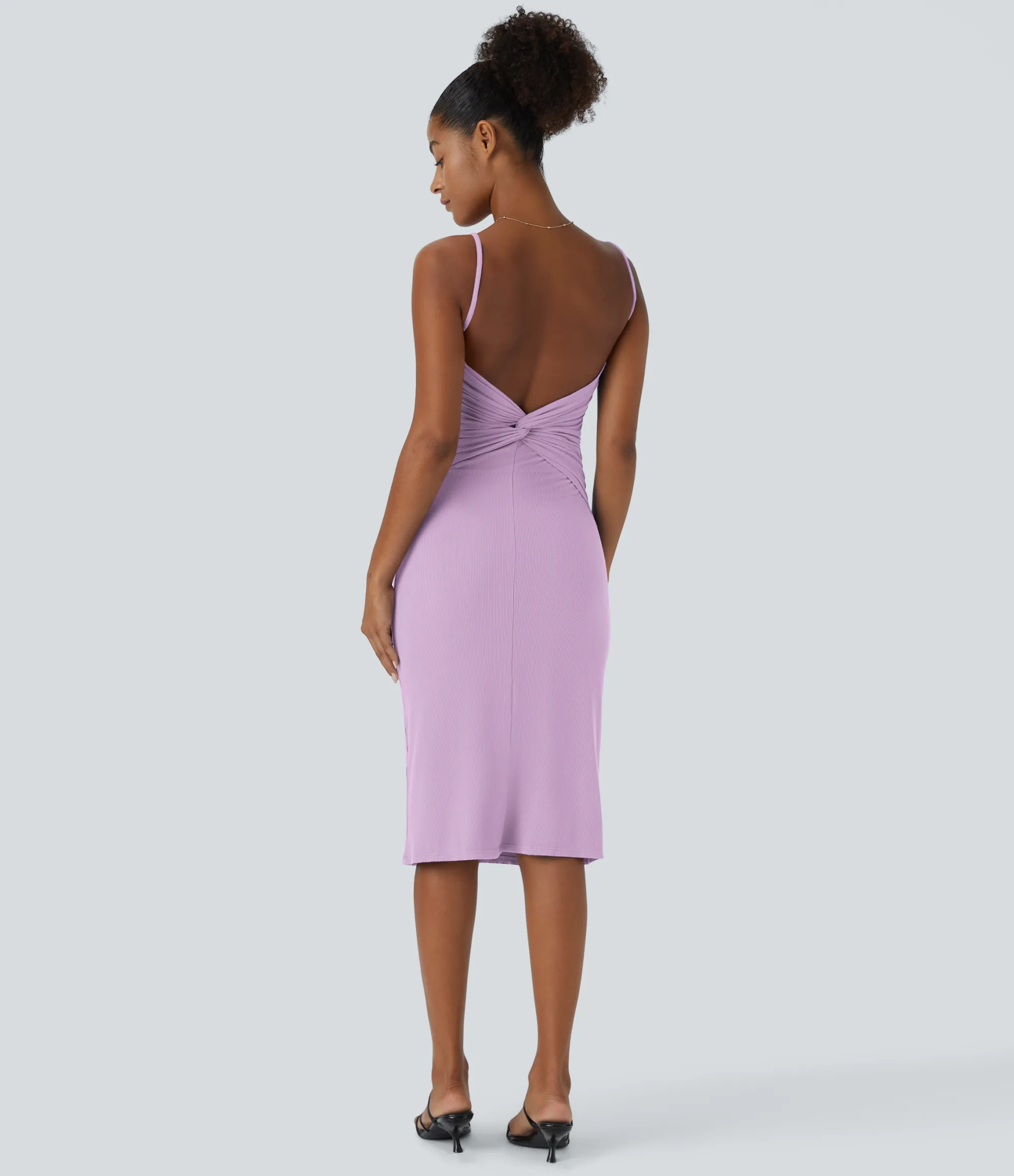 Bodycon Dresses|Maxi & Midi Dresses<HALARA Ribbed Knit Bodycon Midi Casual Dress