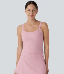 Yoga Tops|Tank Tops & Camis<HALARA Ribbed Yoga Tank Top
