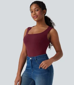 Casual Tops<HALARA Scoop Neck Sleeveless Casual Top