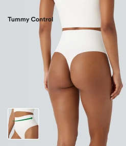 Bodysuits|Bras & Underwear<HALARA Seamless Flow High Waisted Tummy Control Lounge Shapewear Thong