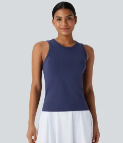 Tank Tops & Camis|Tank Tops<HALARA Seamless Flow Perforated Workout Tank Top