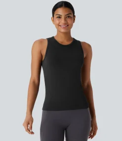 Tank Tops & Camis|Tank Tops<HALARA Seamless Flow Perforated Workout Tank Top