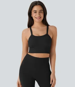 Tank Tops & Camis|Tank Tops<HALARA Seamless Flow Racerback Cropped Yoga Cami Top