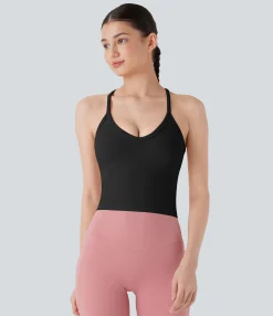 Yoga Tops|Tank Tops & Camis<HALARA Seamless Flow Racerback Yoga Tank Top