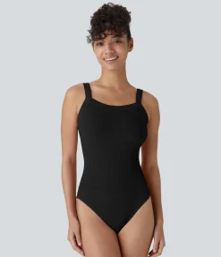Bras & Underwear|Shapewear<HALARA Seamless Flow Square Neck Casual Tank Smooth Bodysuit