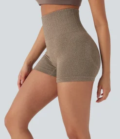 Bikers|Active Shorts<HALARA Seamless Flow Super High Waisted Yoga Biker Shorts 3''