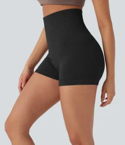 Bikers|Active Shorts<HALARA Seamless Flow Super High Waisted Yoga Biker Shorts 3''