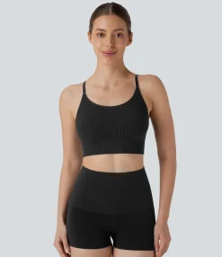 Bras & Underwear|Shapewear<HALARA Seamless Flow Waffle Smoothing Lounge Bra