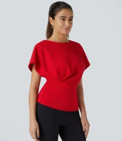 Work Tops<HALARA Short Sleeve Work Top