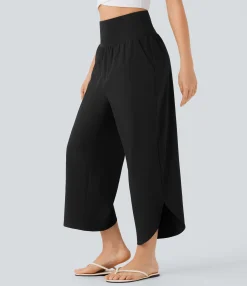 High-Waisted Pants|Pants<HALARA SoCinched High Waisted Tummy Control Pocket Hem Quick Dry Pants