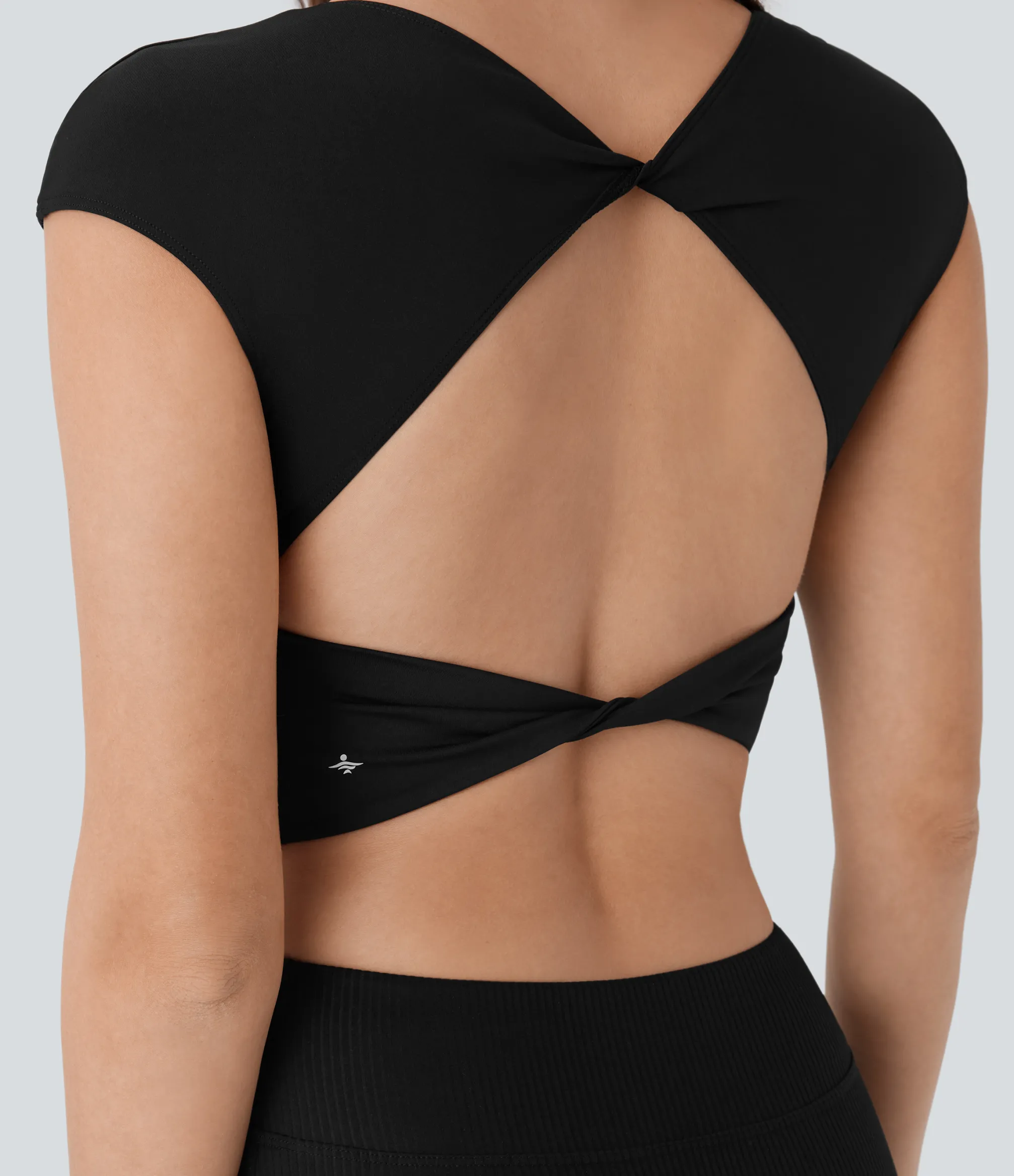 Yoga Tops|Tank Tops & Camis<HALARA SoftlyZero™ Airy Cap Sleeve Skinny Cropped Cool Touch Yoga Tank Top-UPF50+