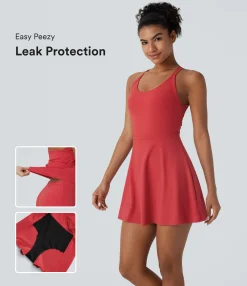 Mini Dresses|Active Dresses<HALARA SoftlyZero™ Airy Cool Touch Dance Active Dress-Easy Peezy plus Leak Protection Edition