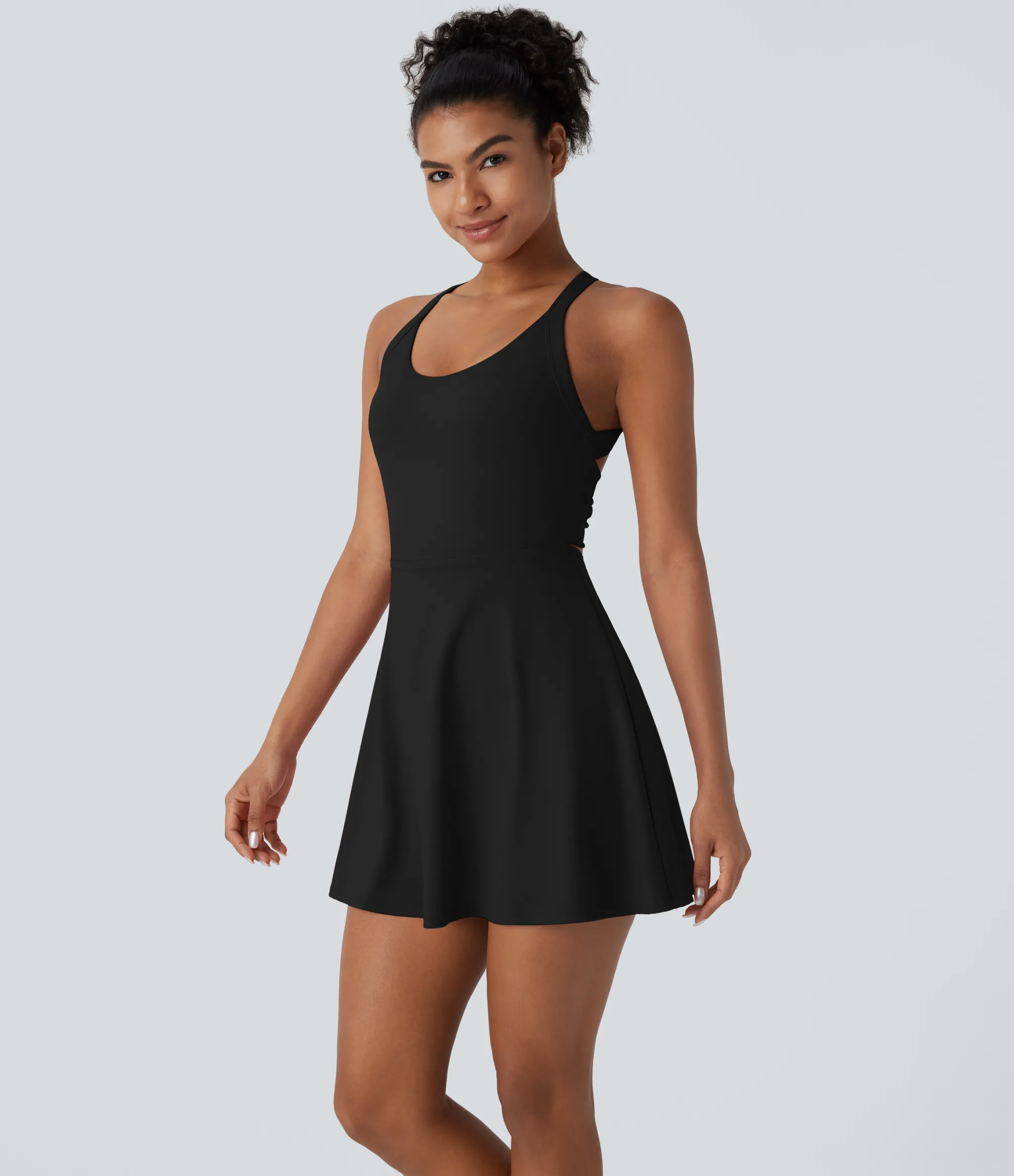 Mini Dresses|Active Dresses<HALARA SoftlyZero™ Airy Cool Touch Dance Active Dress-Easy Peezy plus Leak Protection Edition